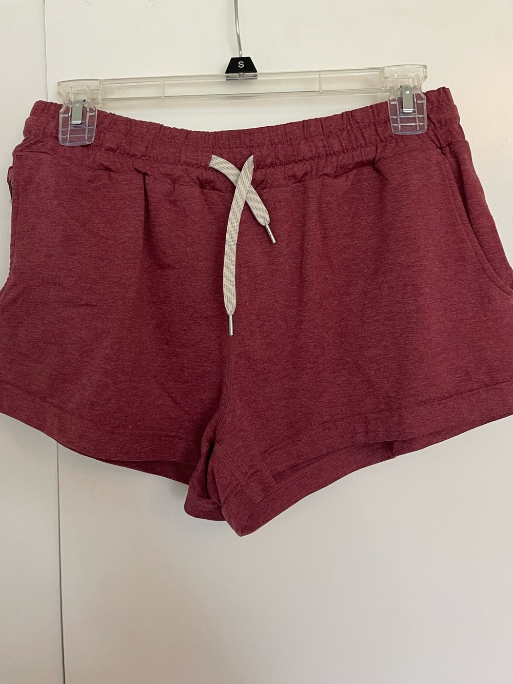 Vuori Maroon Halo Shorts